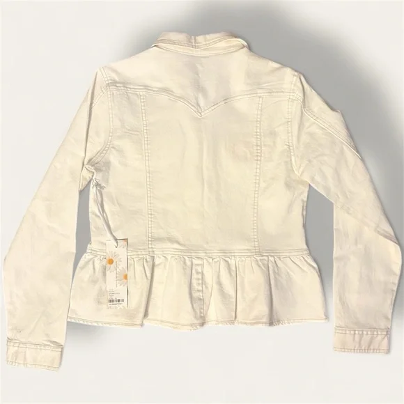 🚨3 for $15 Given Kale Boutique Women's Jacket Cream Butter Soft Size XS NWT - Picture 3 of 6